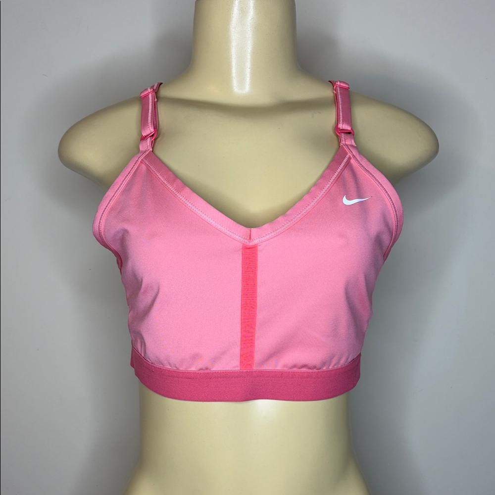 Nike Women's Vivid Pink Sports Bra Size L